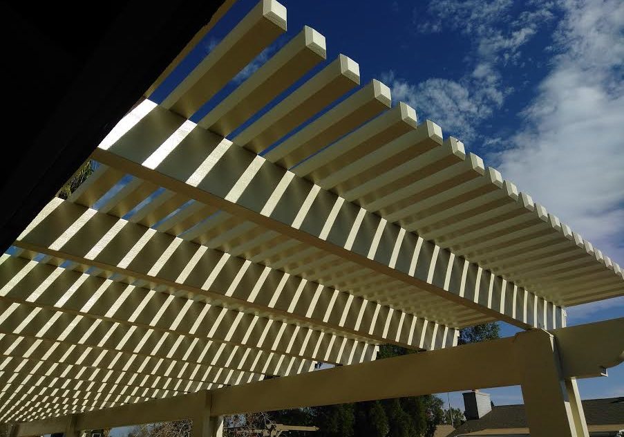 Open lattice Pergola